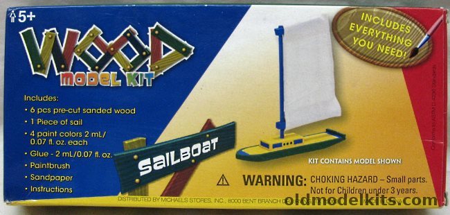 Michaels Sail Boat, 29734 plastic model kit